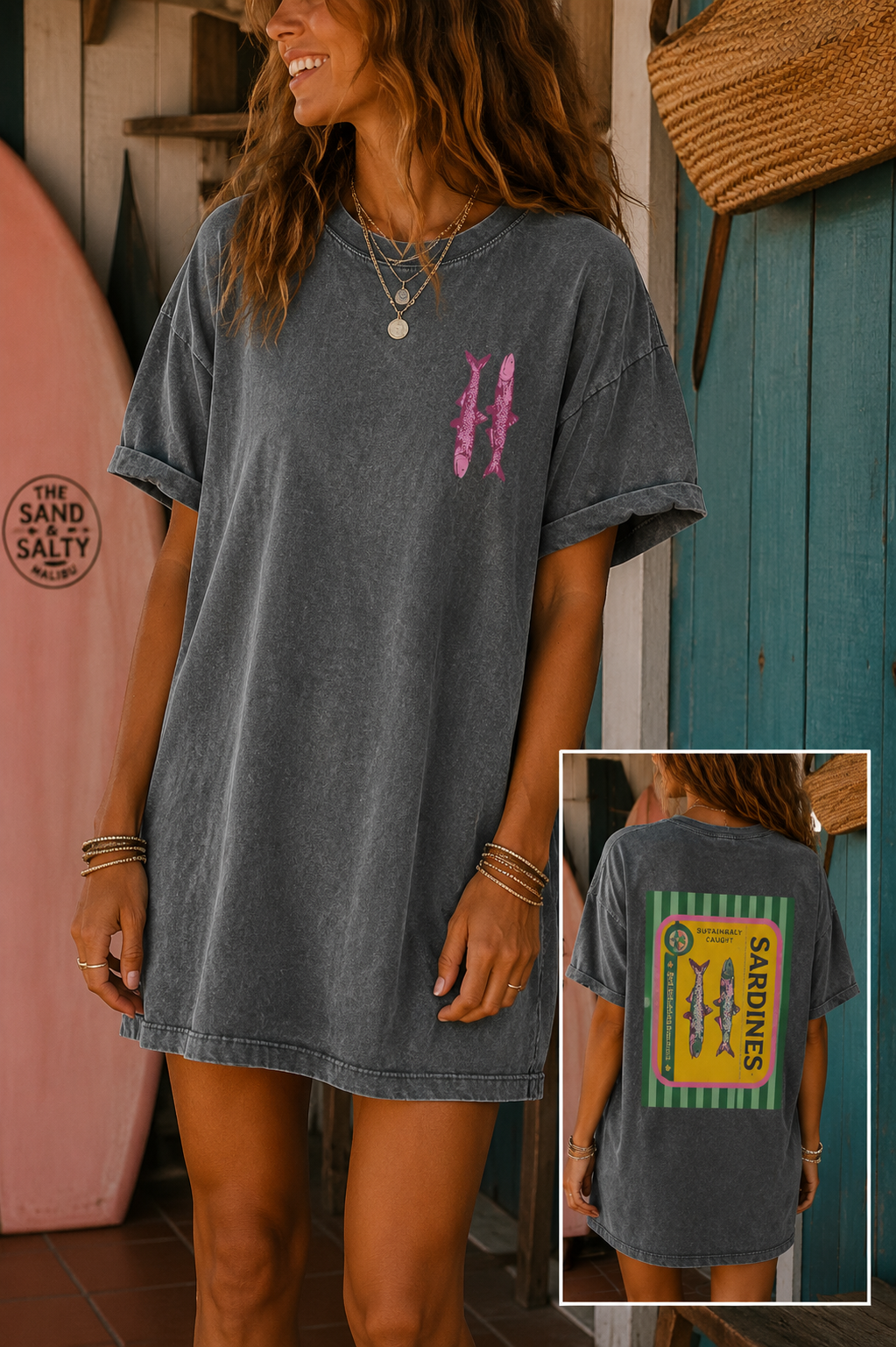 Vestido algodón Sardines