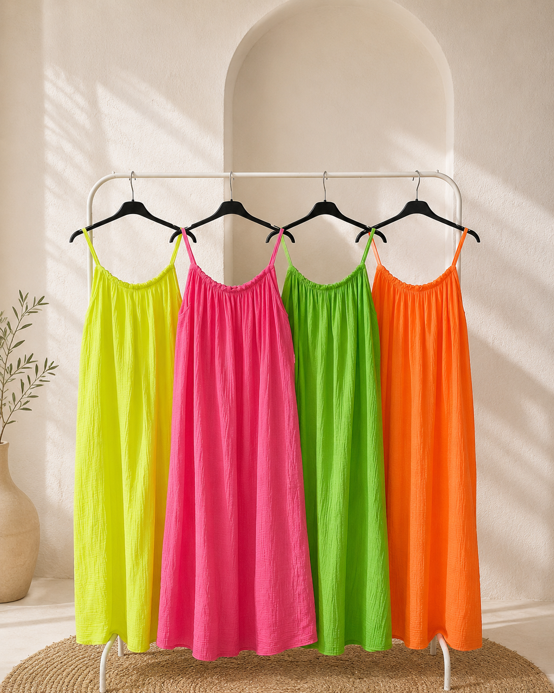 Vestido Plage flúor