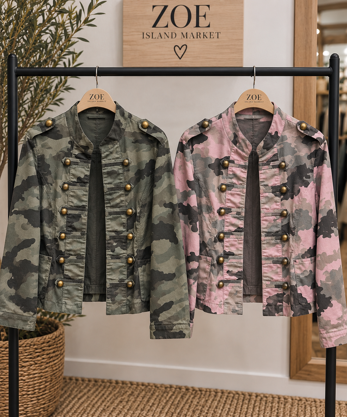 Chaqueta army elástica