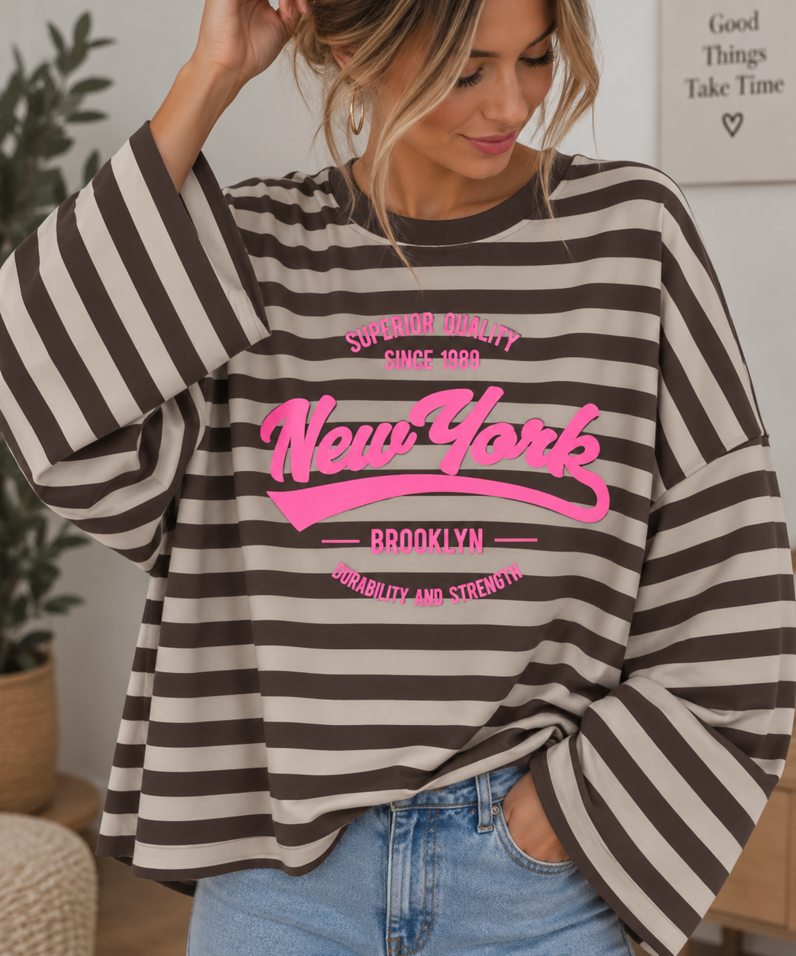 Sudadera oversize New York