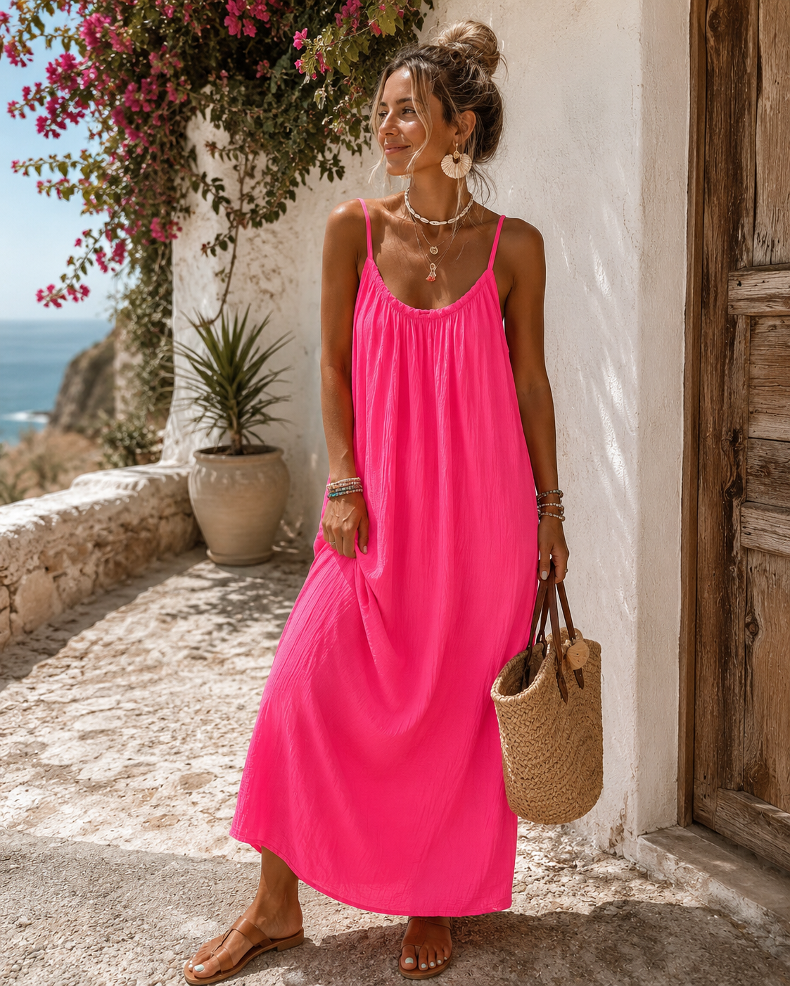 Vestido Plage flúor
