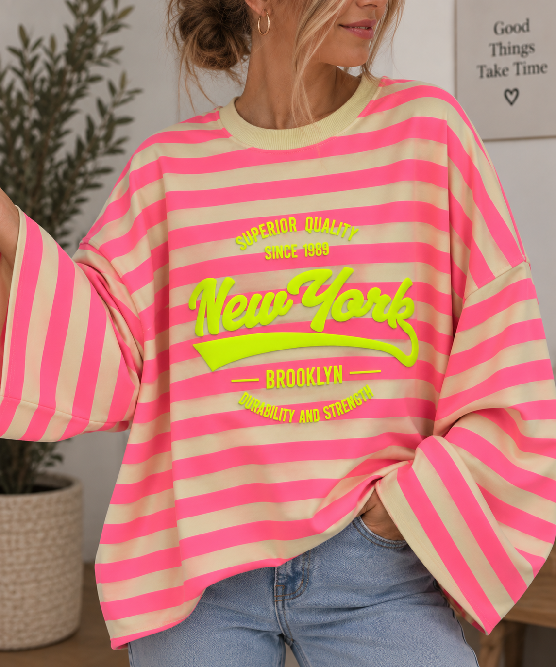 Sudadera oversize New York