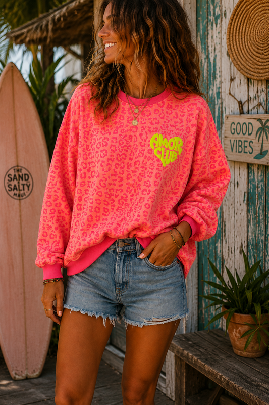 Sudadera print cuore