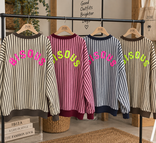 Sudadera talla grande bisous