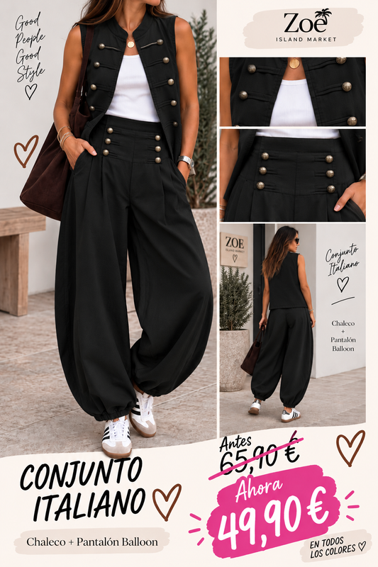 Sale conjunto Nápoles negro
