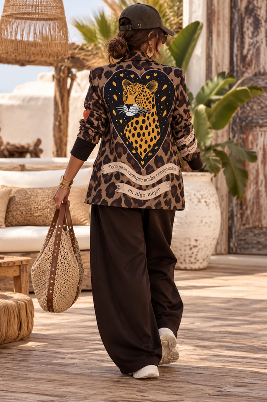 Blazer animal oversize