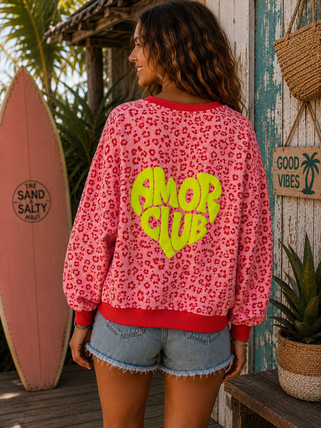 Sudadera print cuore