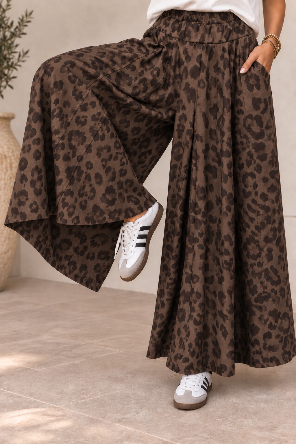 Pantalón Cristina chocolate