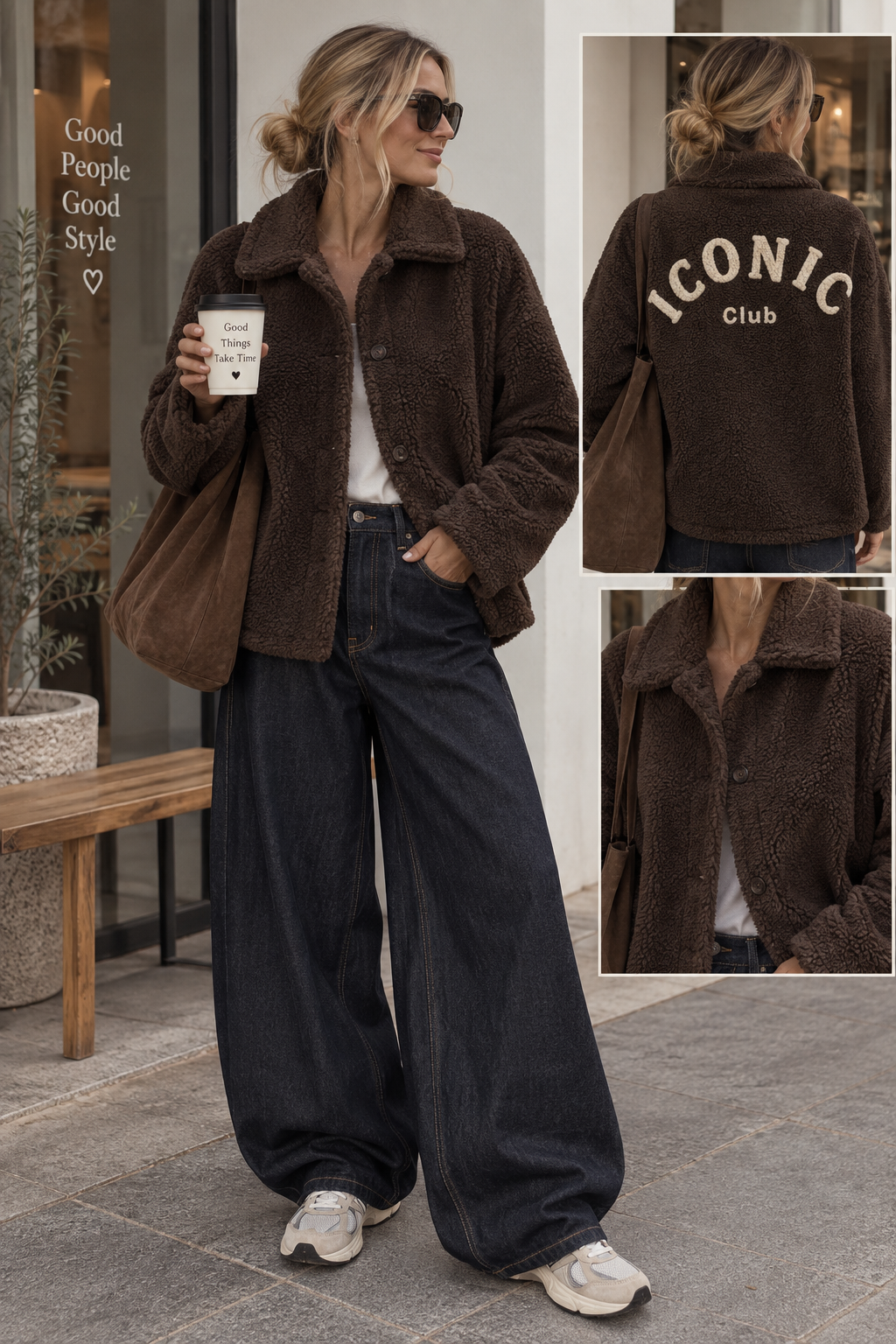 Chaqueta borrego Iconic