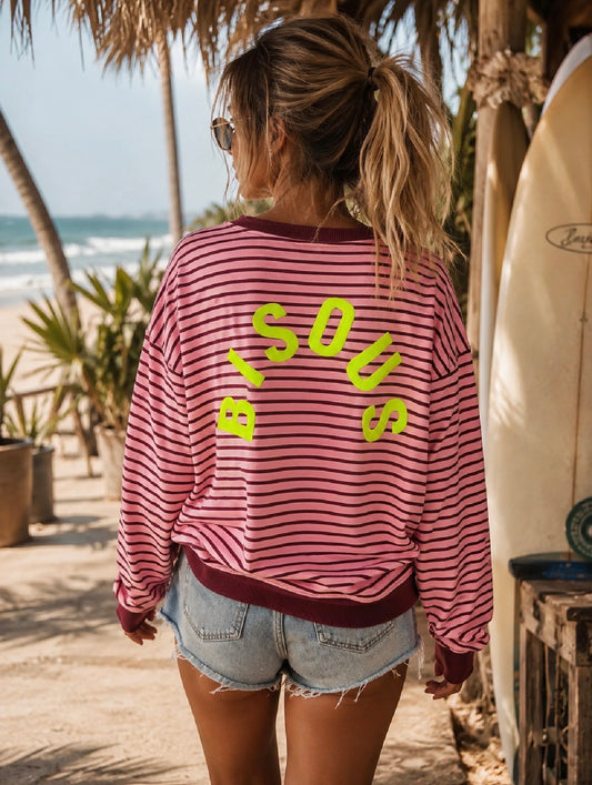 Sudadera bisous horizontal