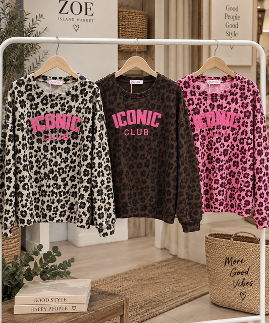 Sudadera animal print Iconic