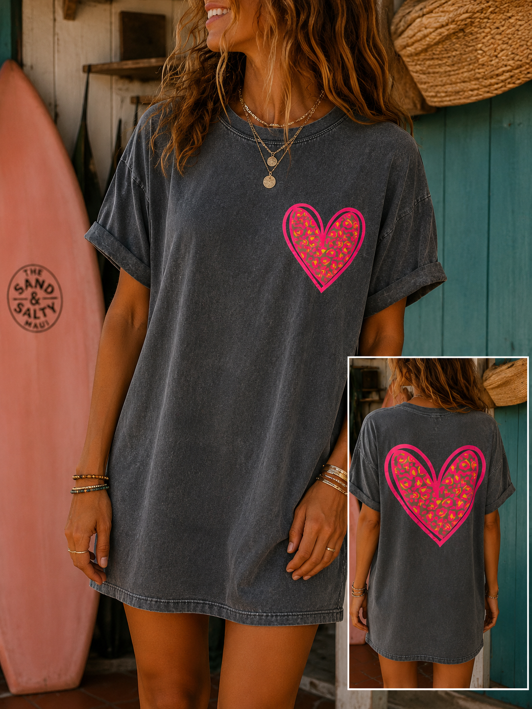 Vestido algodón cuore
