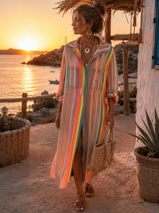 Vestido camisero Sunset