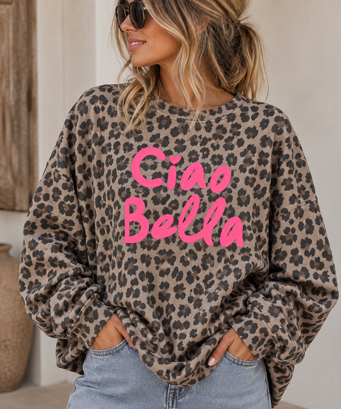 Sudadera Ciao Bella animal