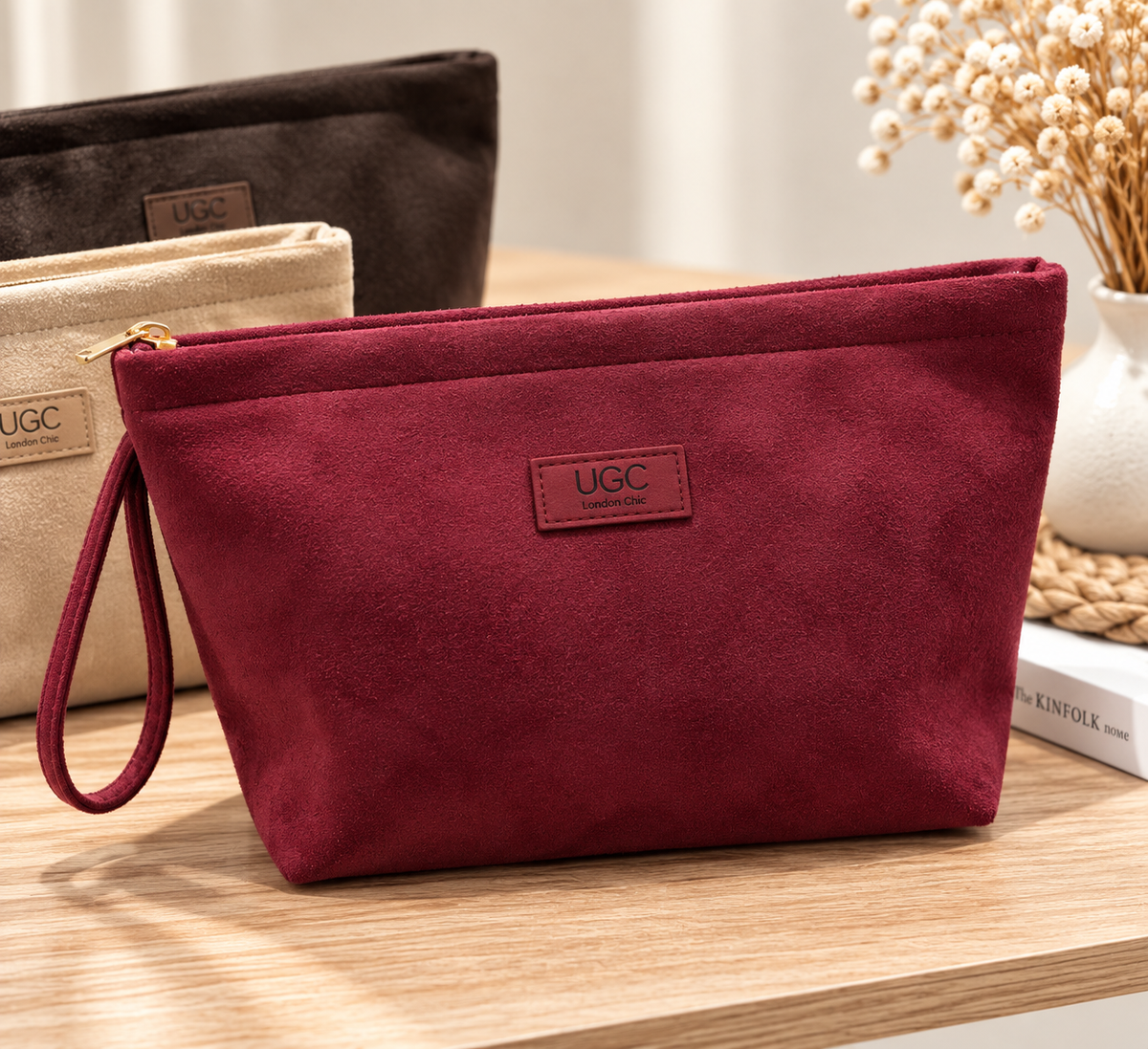 Bolso mano antelina UGC vino