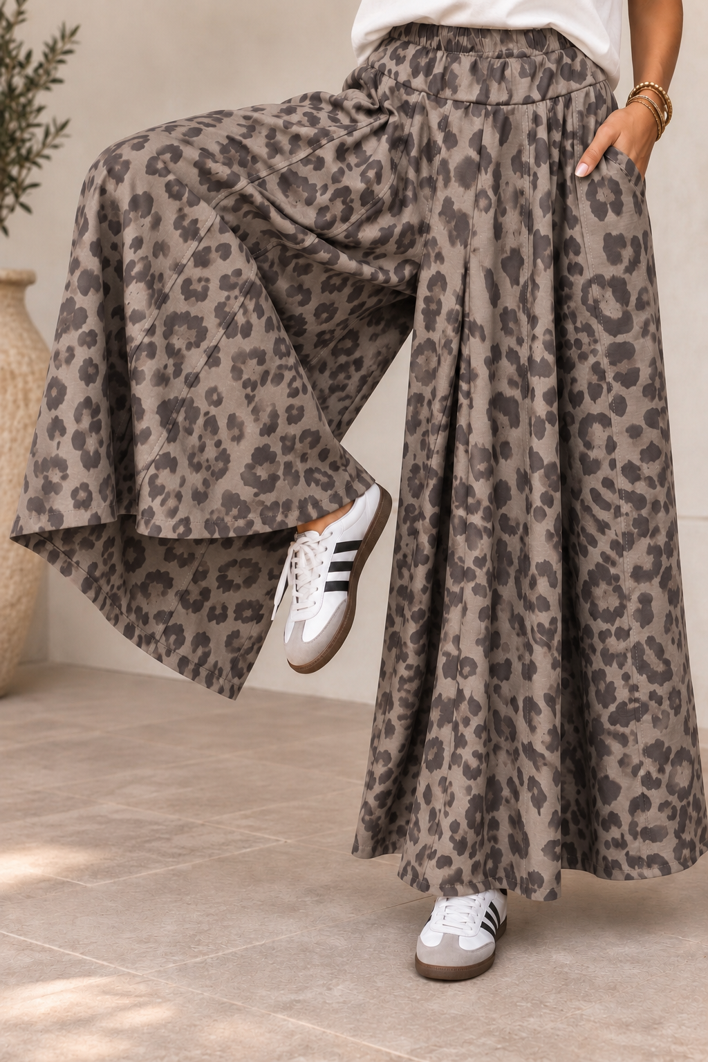 Pantalón Cristina topo